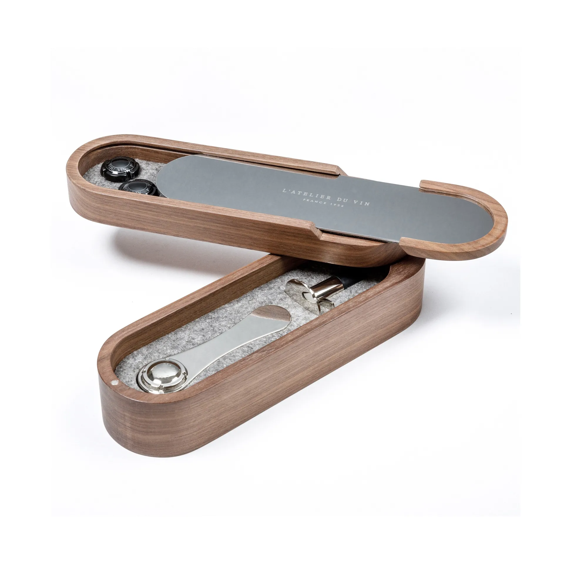Set de champagne pétillant L'Atelier, Noyer L'Atelier du Vin