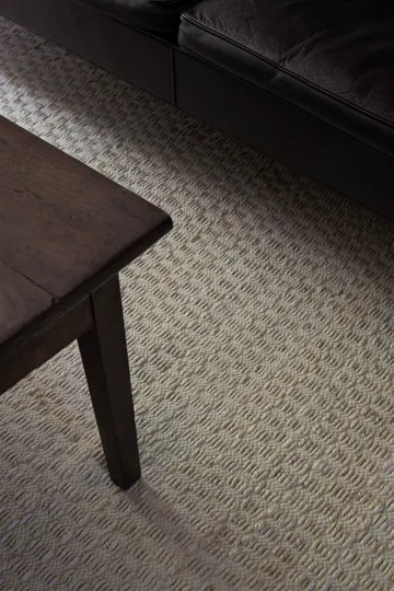 Barley tapis en jute - Bone white, 200x300 cm - Layered