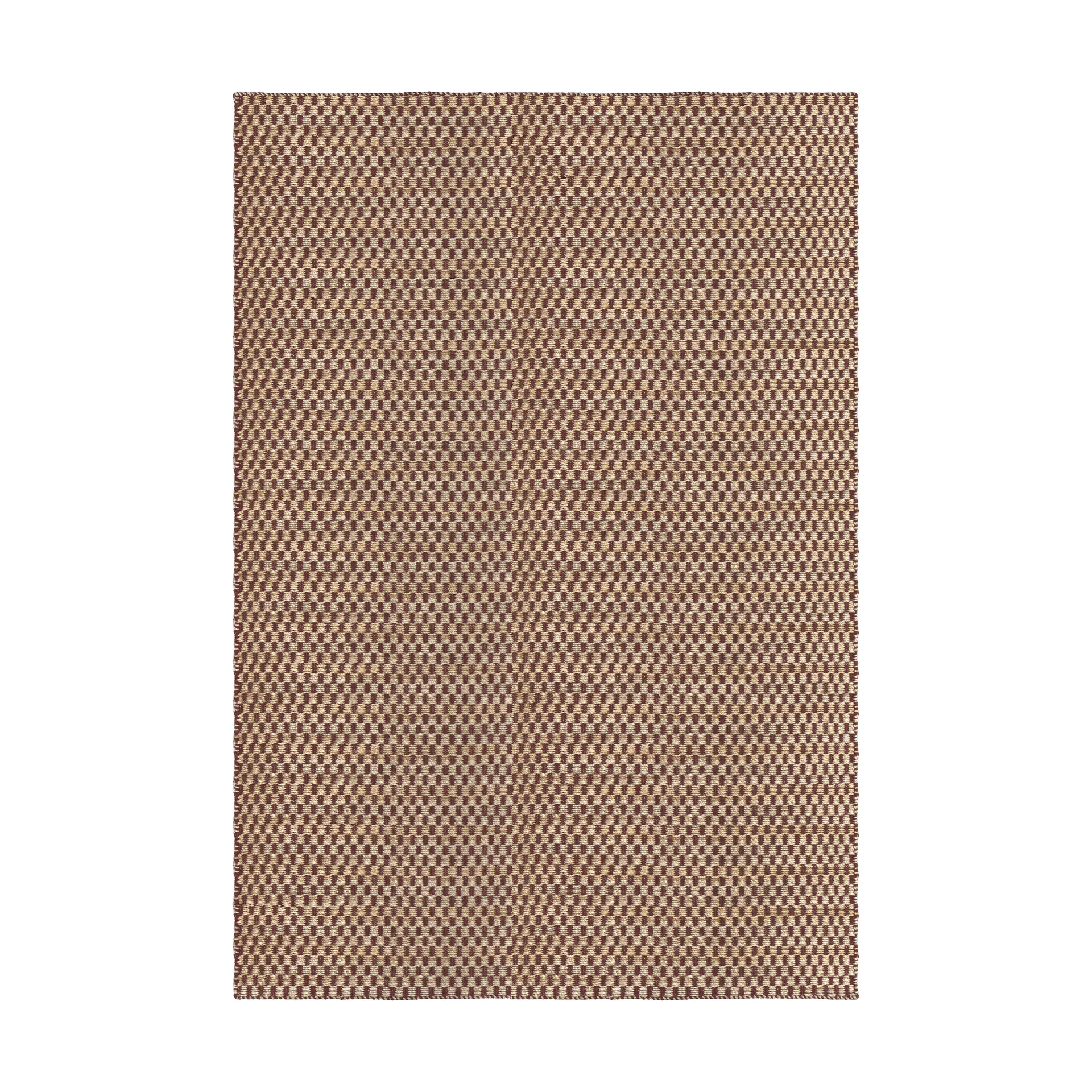 Barley tapis en jute, Bordeaux, 200x300 cm Layered