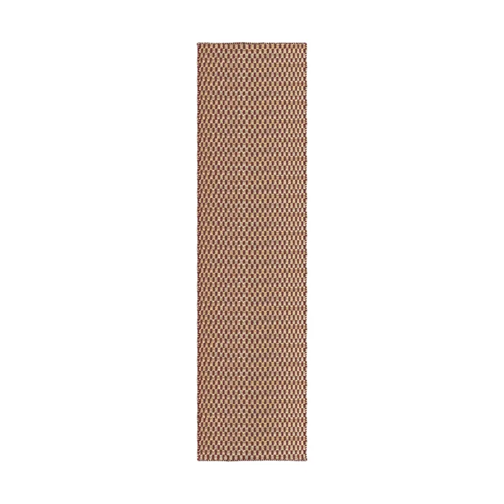 Barley tapis en jute - Burgundy, 75x240 cm - Layered