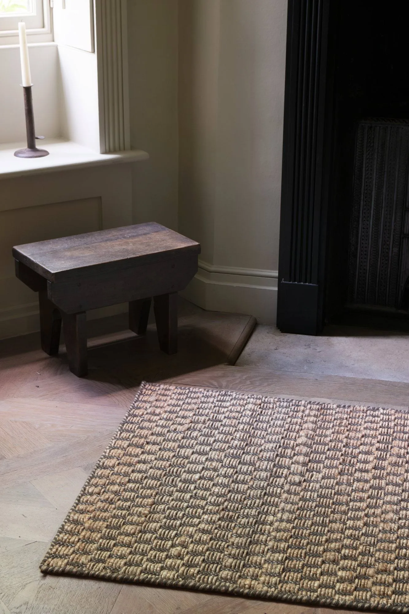 Barley tapis en jute, Chestnut, 75x240 cm Layered