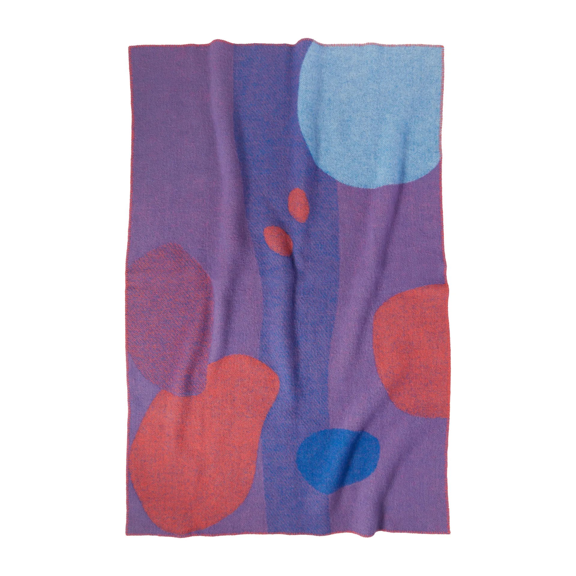 Couverture en laine Secret garden 130x200 cm, Purple Layered