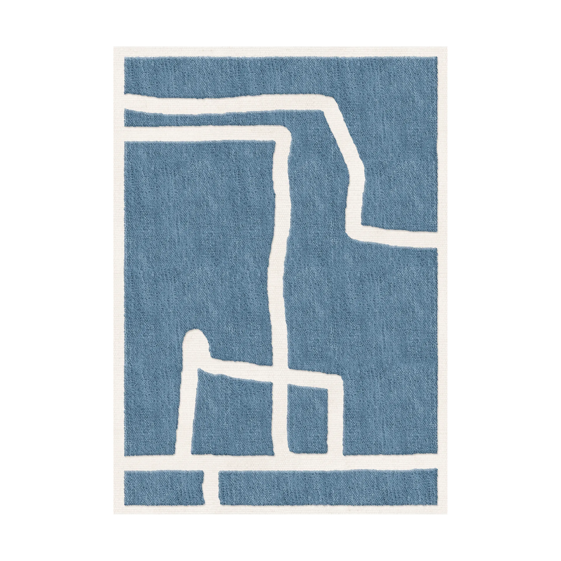 Gotland Klint tapis en laine, Cornflower blue 300x400 cm Layered