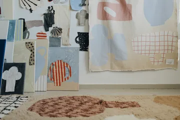 Nappe de pique-nique en coton 130x220 cm - Beige - Layered