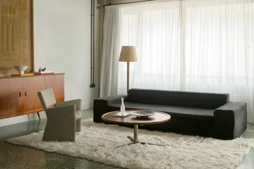 Tapis à poils longs 180x270 cm - Blanc cassé - Layered