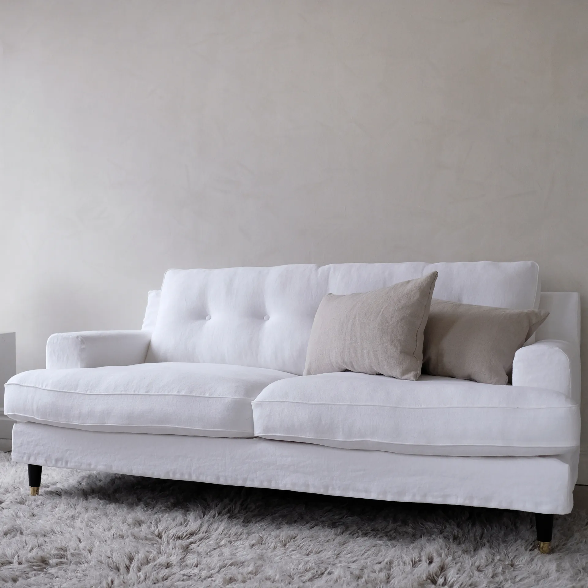 Tapis à poils longs 250x350 cm, Mocha melange Layered