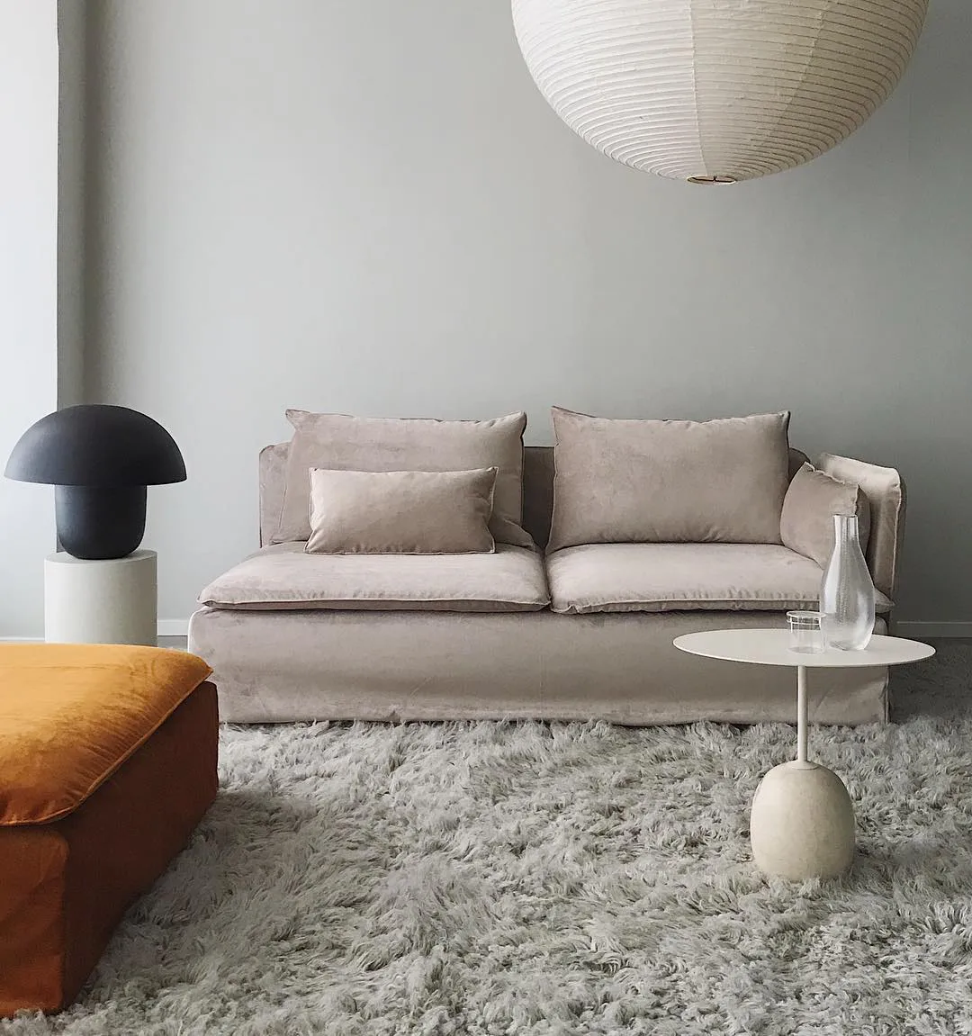 Tapis à poils longs 250x350 cm, Mocha melange Layered