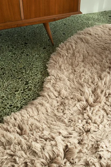 Tapis à poils longs 250x350 cm - Oatmeal - Layered