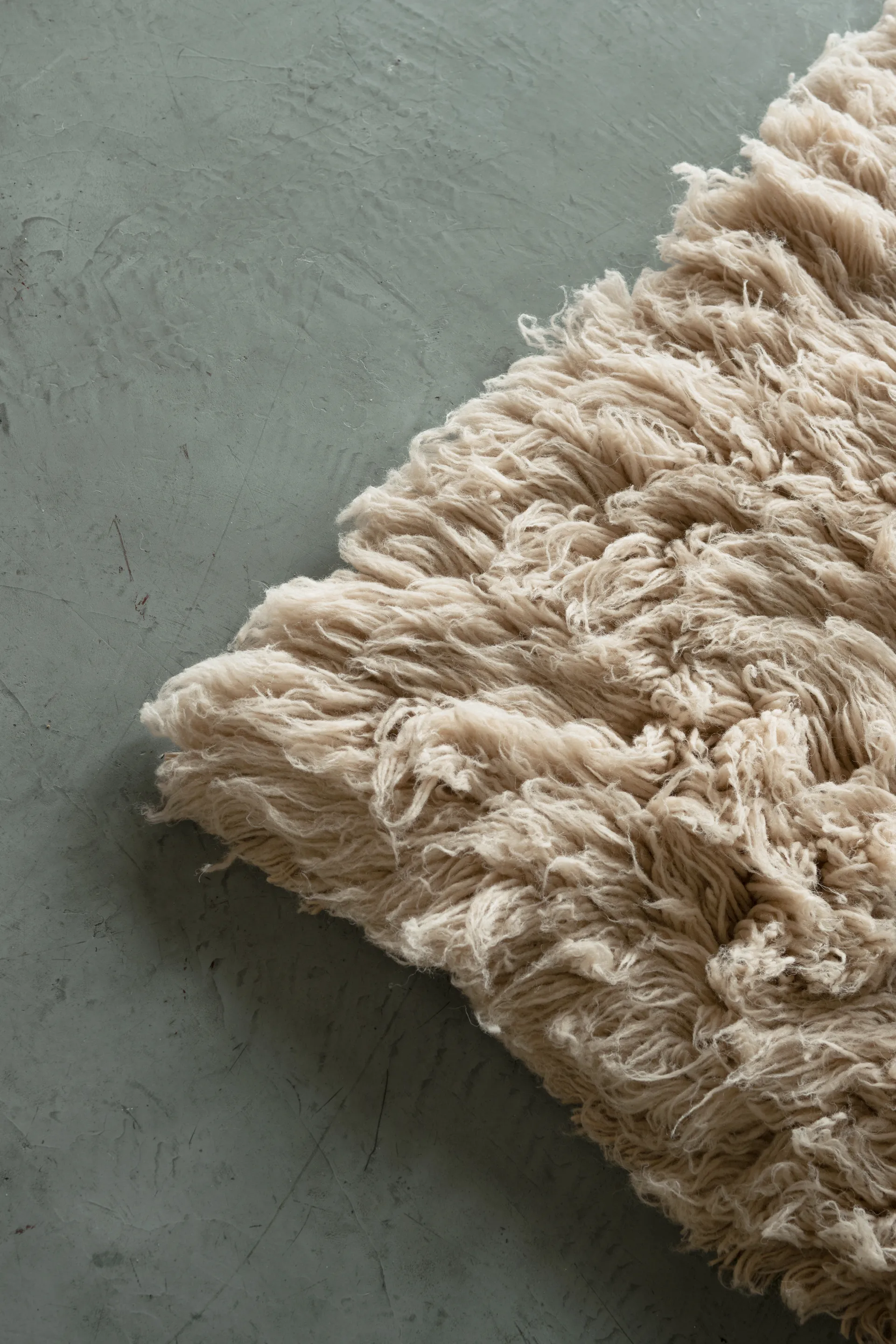 Tapis à poils longs 250x350 cm, Oatmeal Layered
