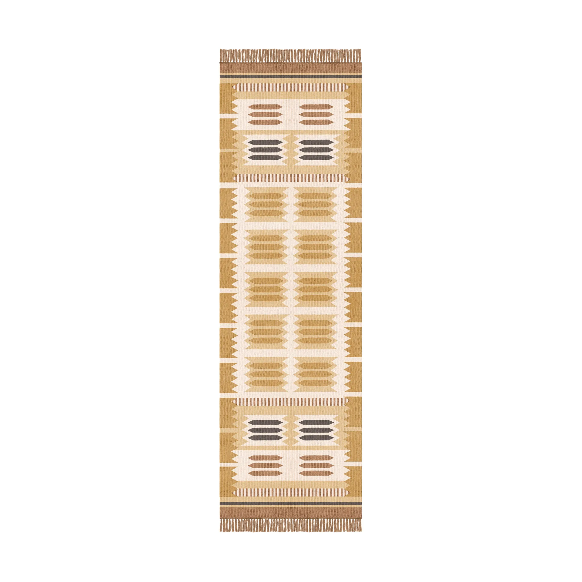 Tapis de couloir Röllakan Hilma, Marigold Layered
