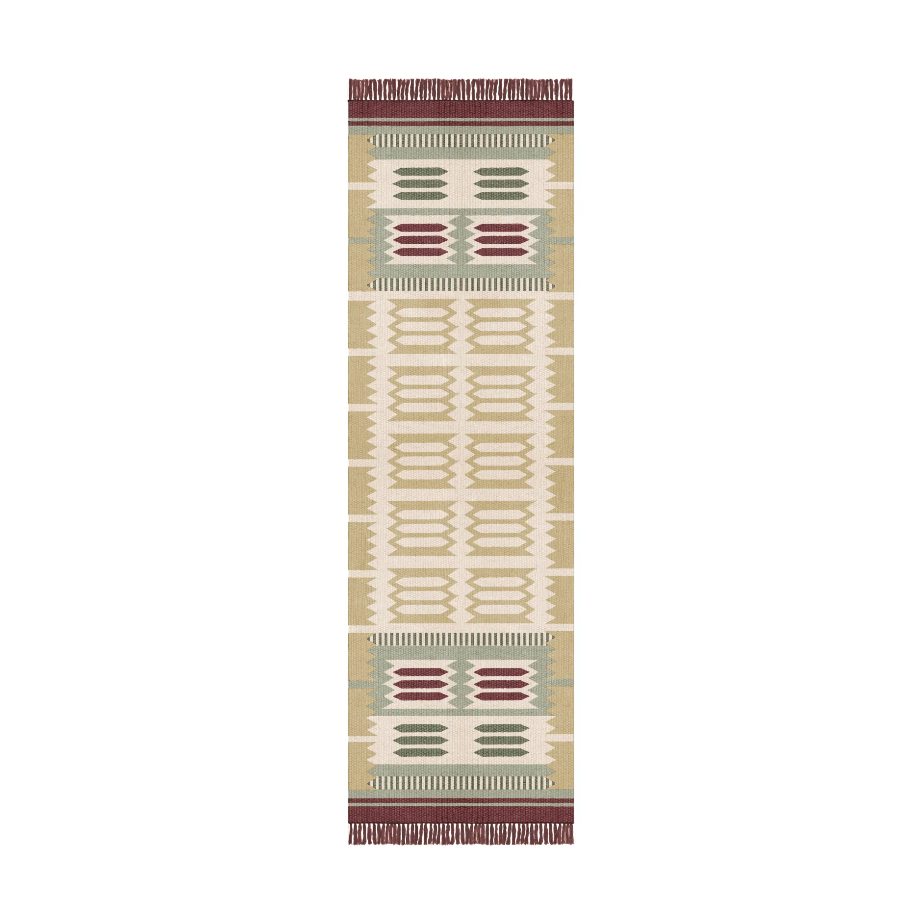 Tapis de couloir Röllakan Hilma, Primrose, 75x240 cm Layered