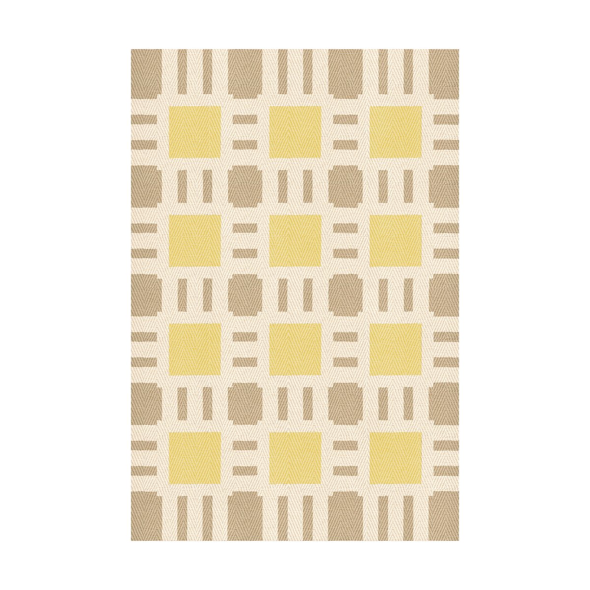 Layered Tapis en jute Evelina Kroon 140x200 cm Sunny side up