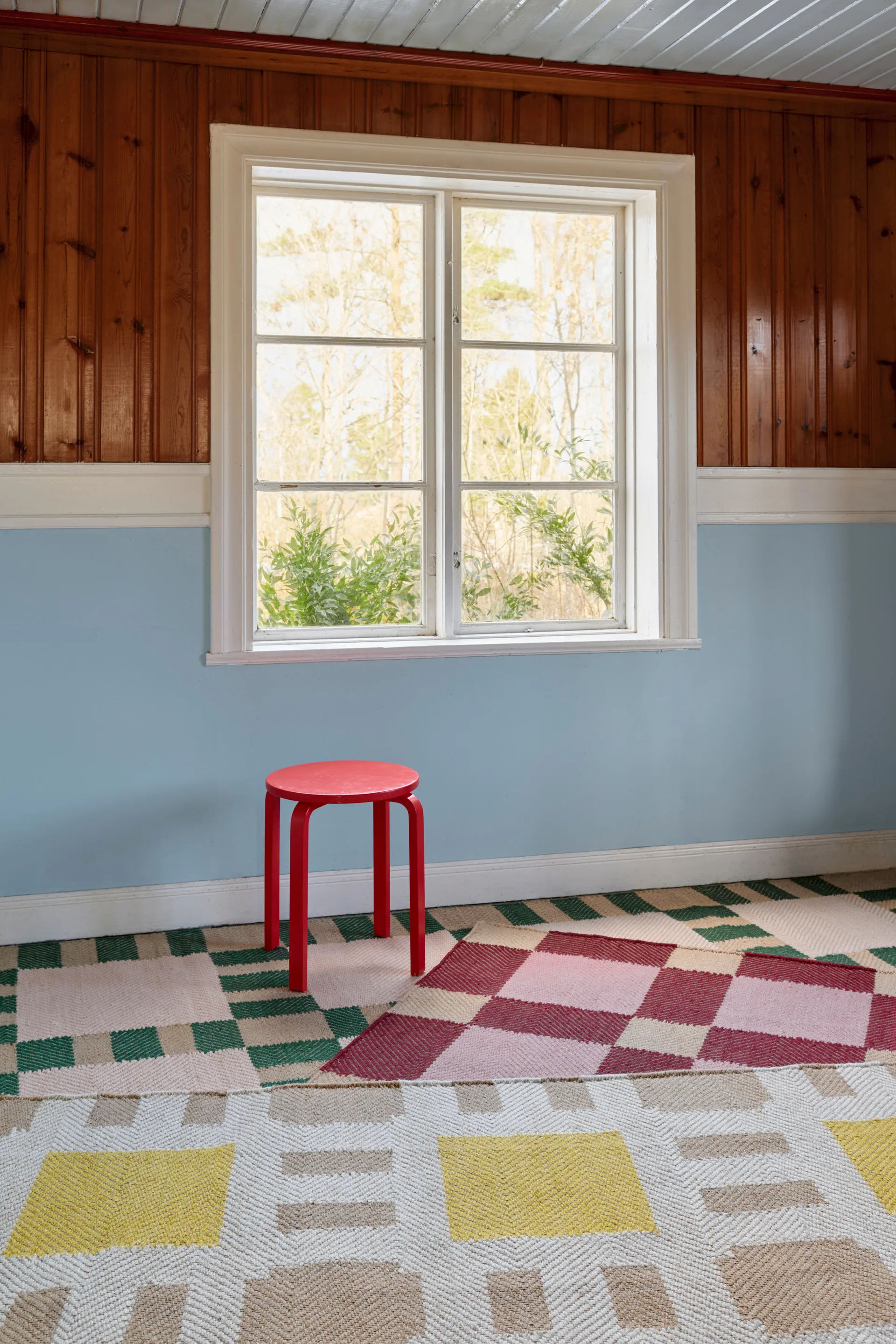 Tapis en jute Evelina Kroon 200x300 cm, Korean chives Layered