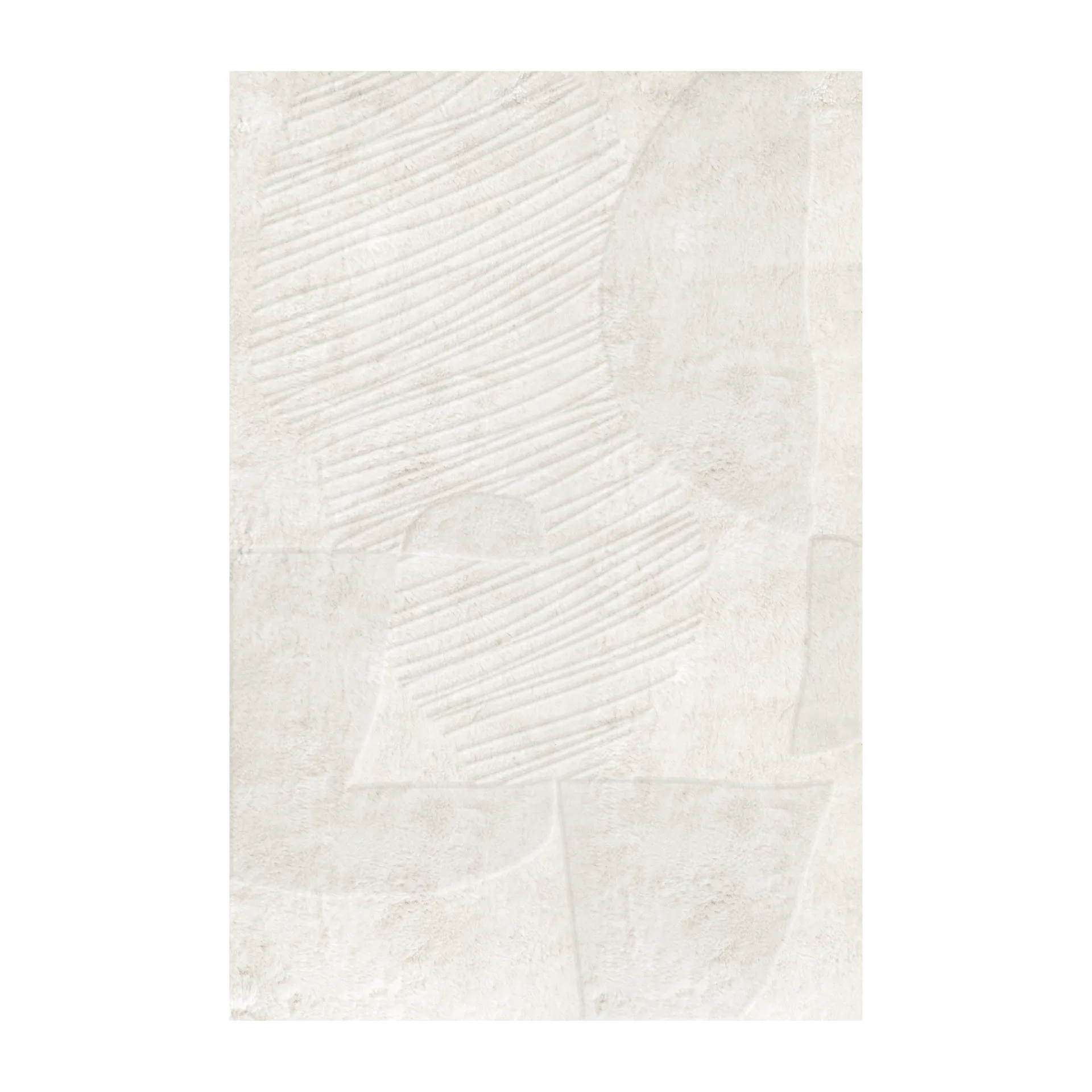 Tapis en laine Artisan Guild, Bone white 180x270 cm Layered