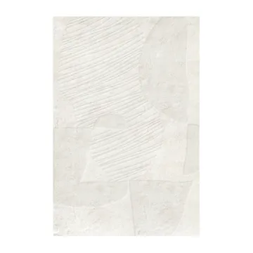 Tapis en laine Artisan Guild - Bone white 180x270 cm - Layered