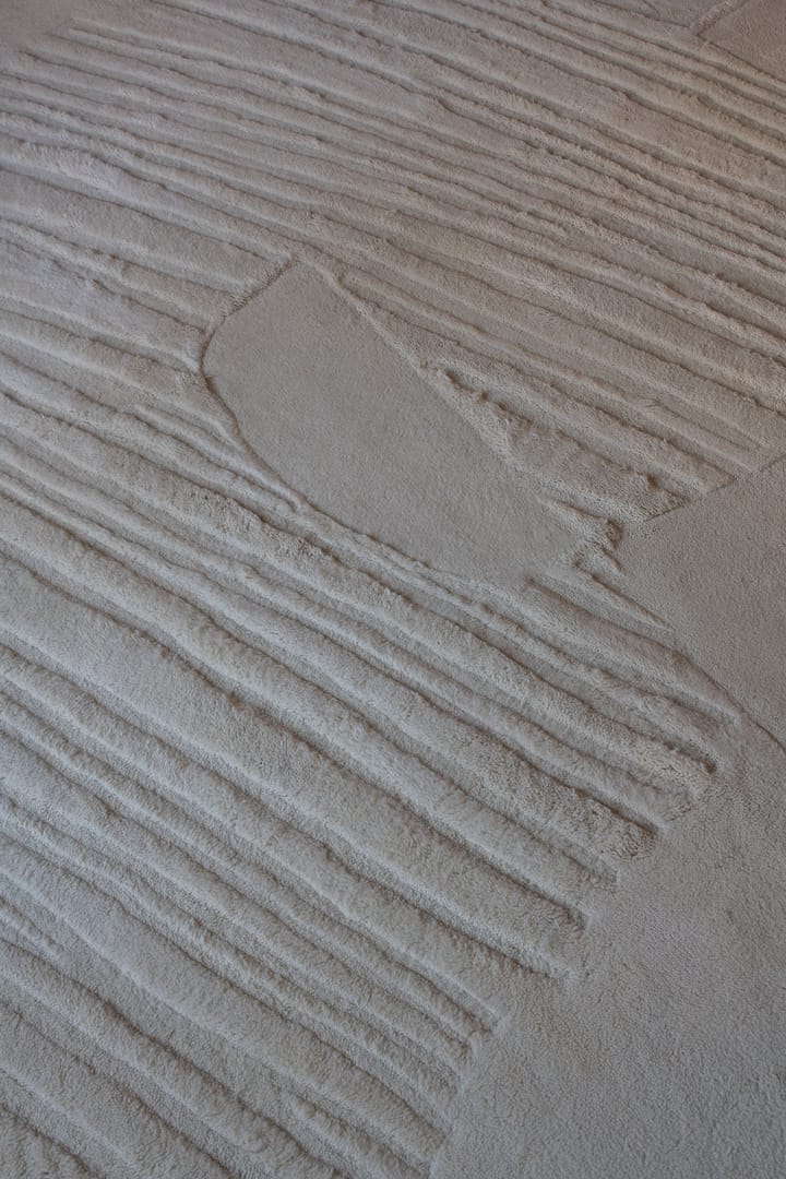 Tapis en laine Artisan Guild - Bone White 250x350 cm - Layered