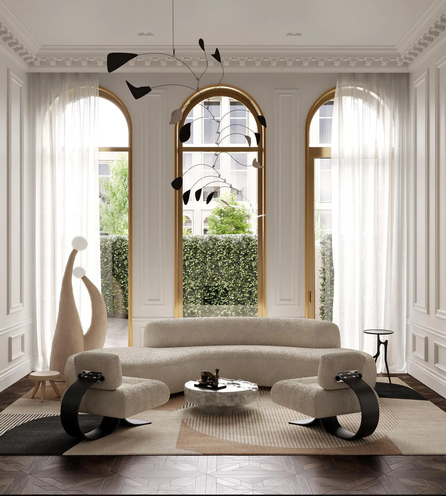 Tapis en laine Birch, 200x300 cm Layered