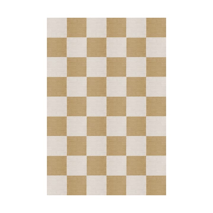 Tapis en laine Chess - Harvest Yellow, 140x200 cm - Layered