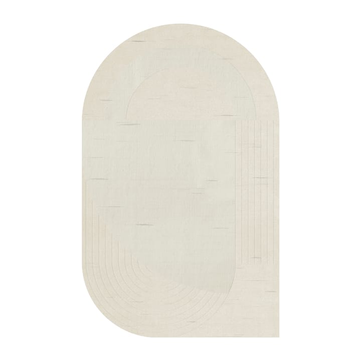 Tapis en laine Circular 180x270 cm - Bone white - Layered