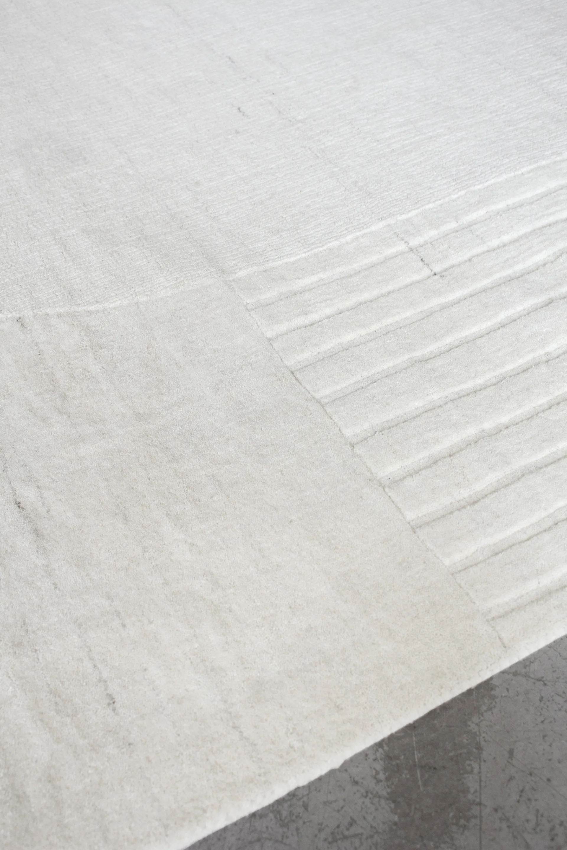 Tapis en laine Circular 180x270 cm, Bone white Layered