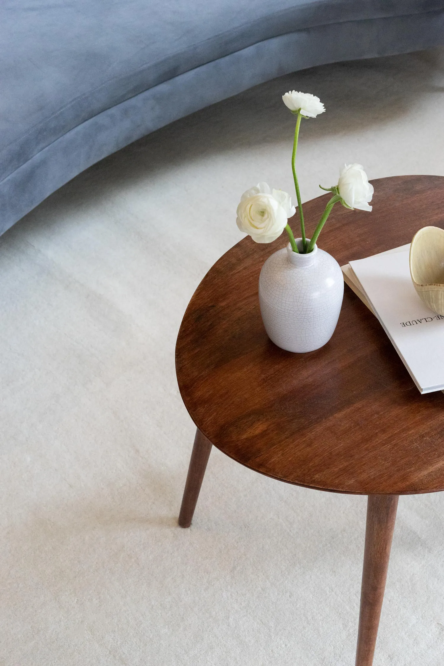 Tapis en laine Classic solid 250x350 cm, Bone white Layered