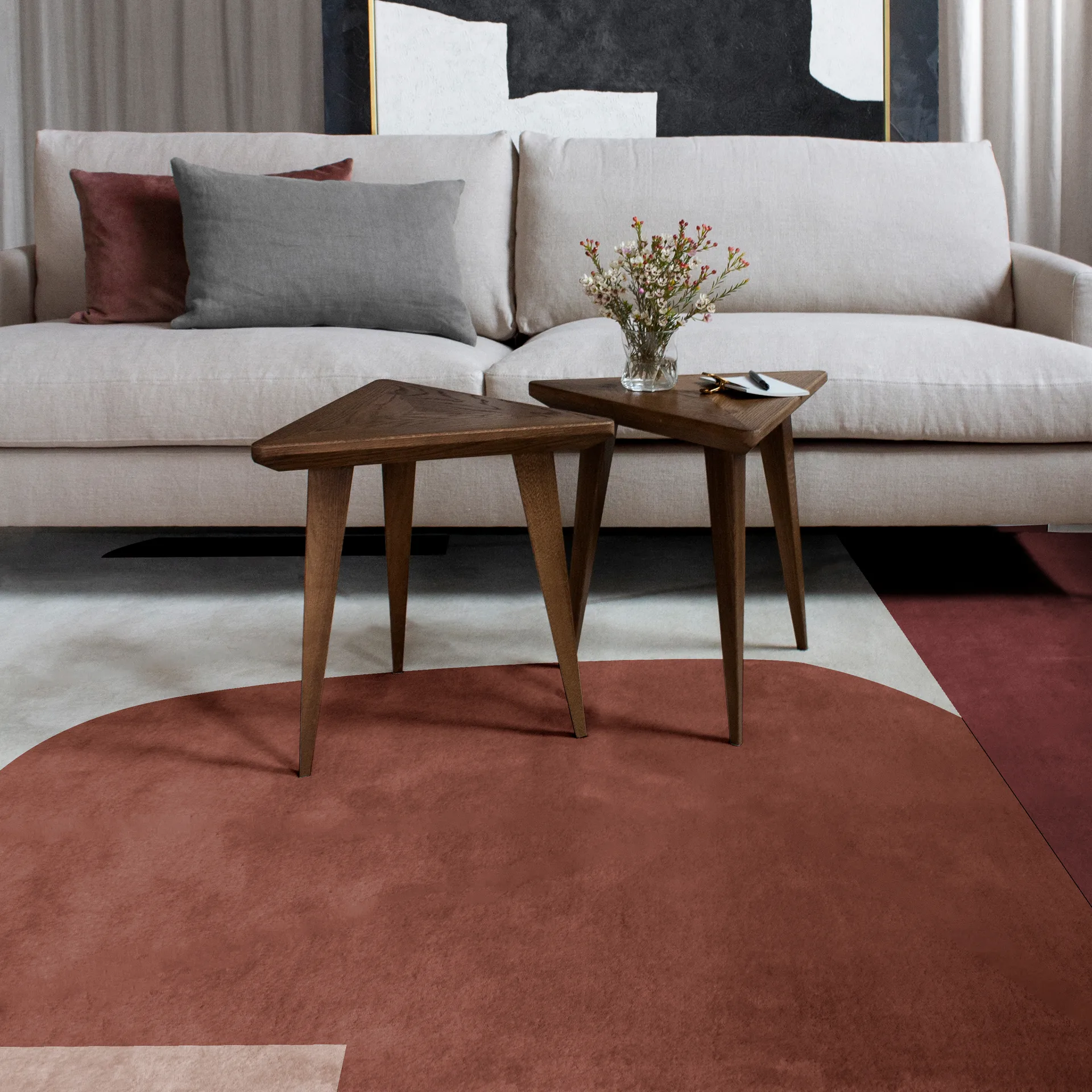 Tapis en laine Cloudberry, 180x270 cm Layered