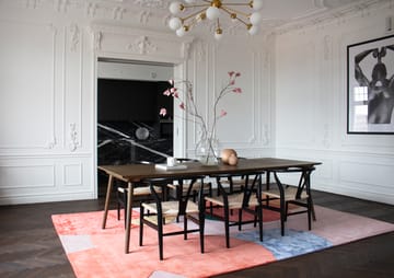 Tapis en laine Flower Field 180x270 cm - Pink - Layered