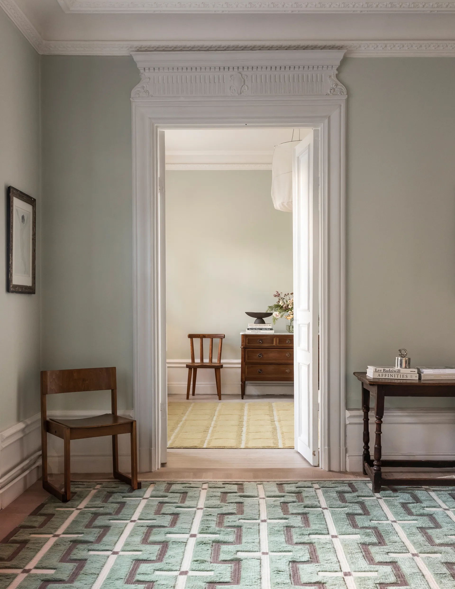 Tapis en laine Johanna, Sage, 300x400 cm Layered