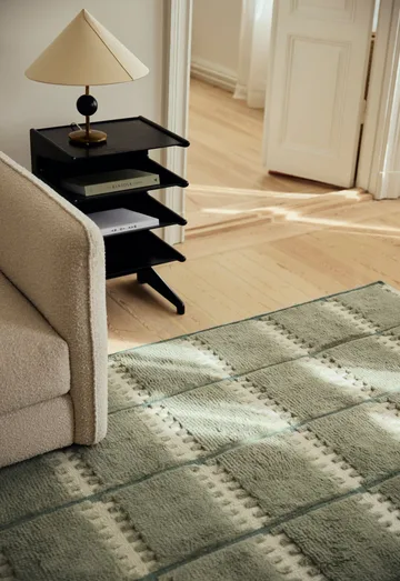 Tapis en laine Lilly - Green, 250x350 cm - Layered