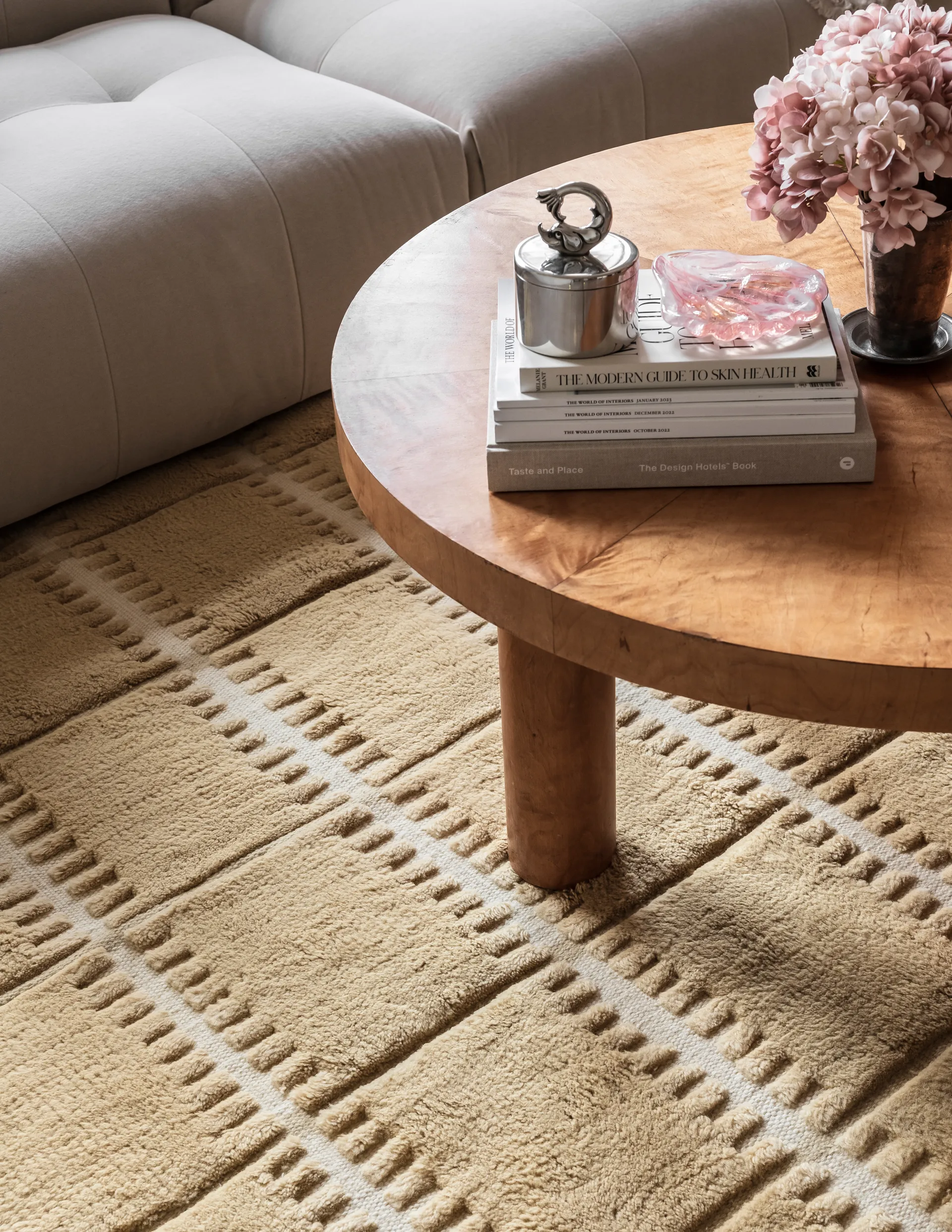 Tapis en laine Lilly, Mustard, 250x350 cm Layered