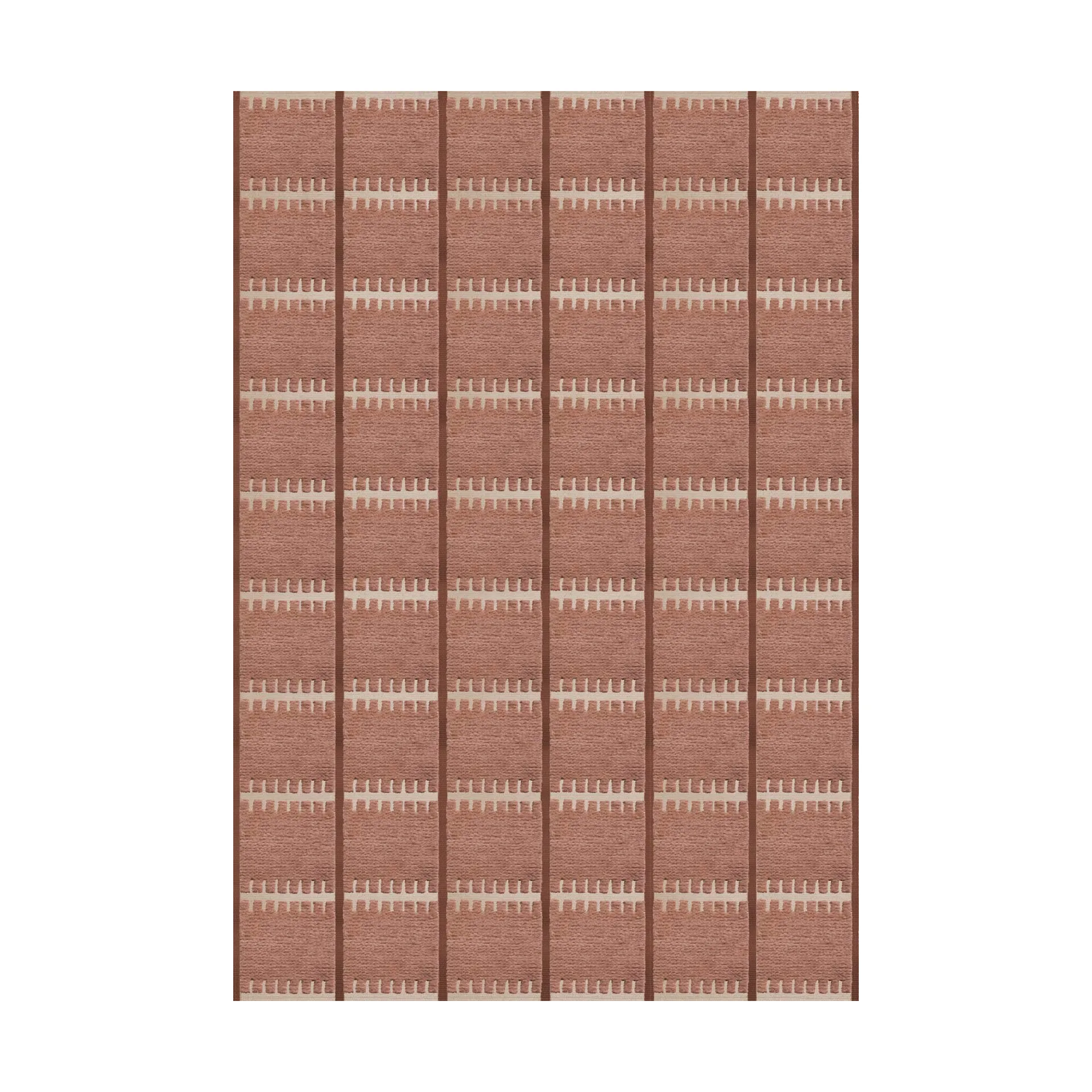 Tapis en laine Lilly, Rust, 200x300 cm Layered