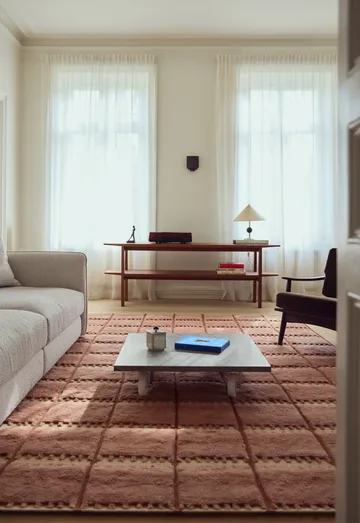 Tapis en laine Lilly - Rust, 250x350 cm - Layered