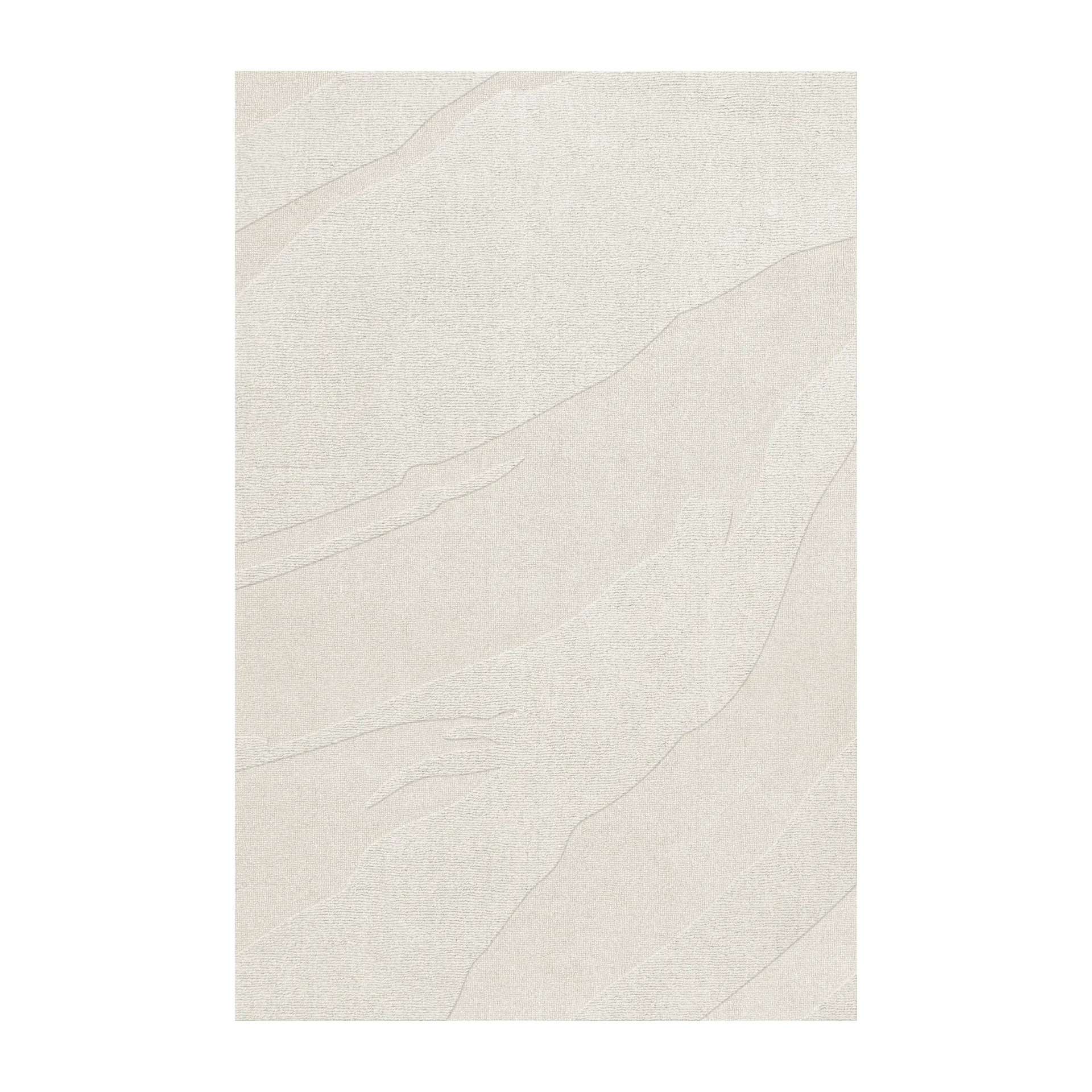 Tapis en laine Nami, Bone White 300x400 cm Layered