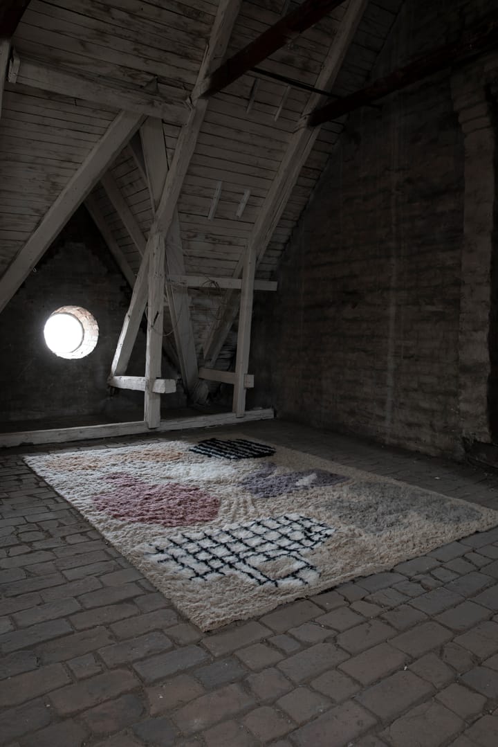 Tapis en laine Picnic, Beige, 250x350 cm Layered