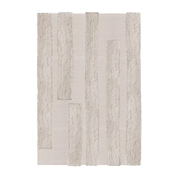 Tapis en laine Punja Bricks - Sand Melange, 160x230 cm - Layered