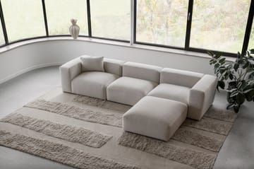 Tapis en laine Punja Bricks - Sand Melange, 160x230 cm - Layered