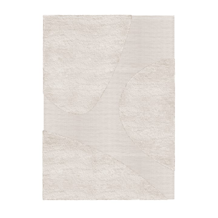 Tapis en laine Punja plasma 180x270 cm - Off White - Layered