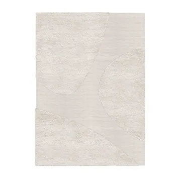 Tapis en laine Punja plasma 250x350 cm - Off White - Layered