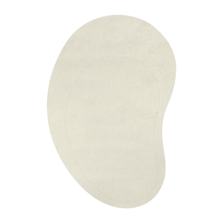 Tapis en laine Residue 180x270 cm - Bone White - Layered