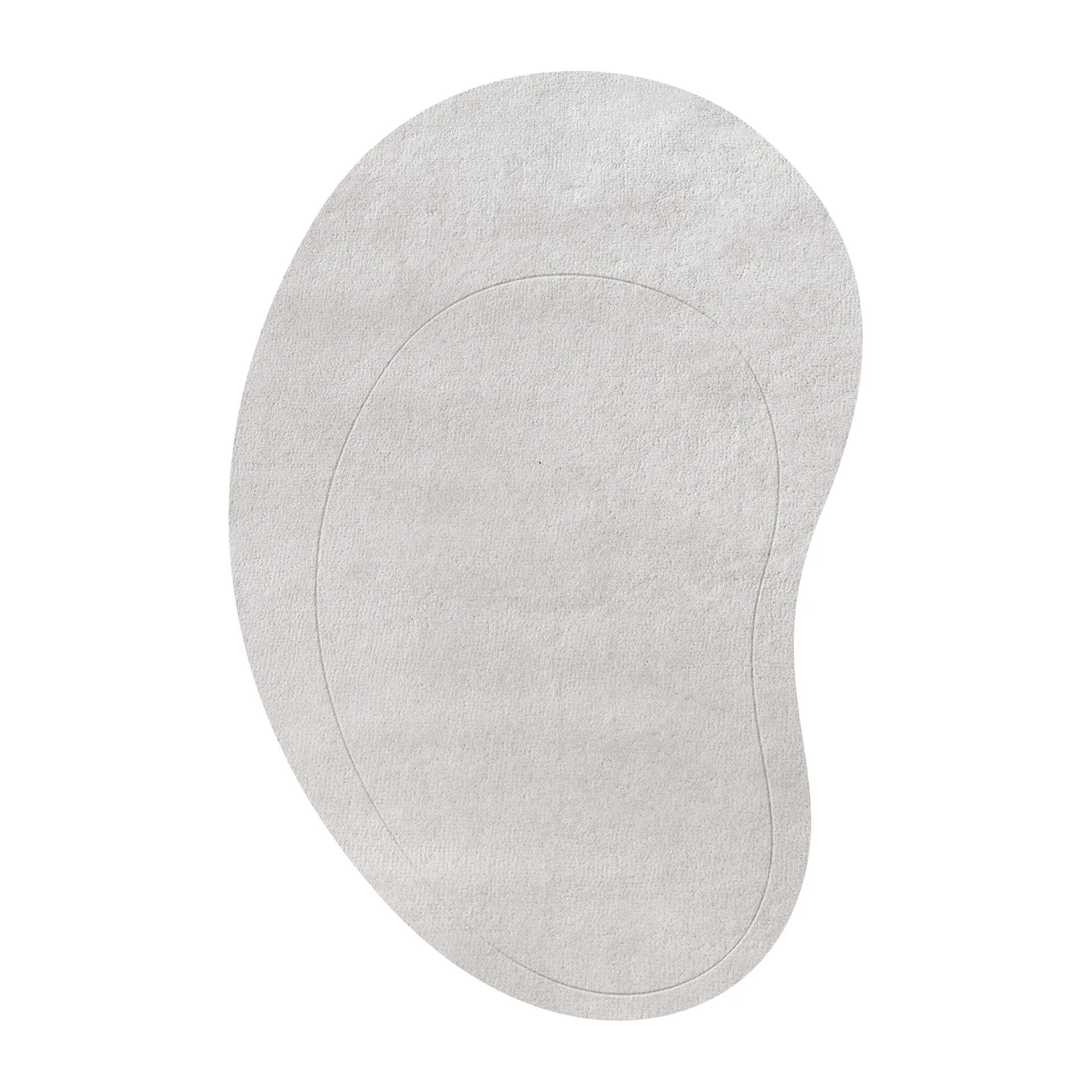 Tapis en laine Residue, New pearl, 265x400 cm Layered