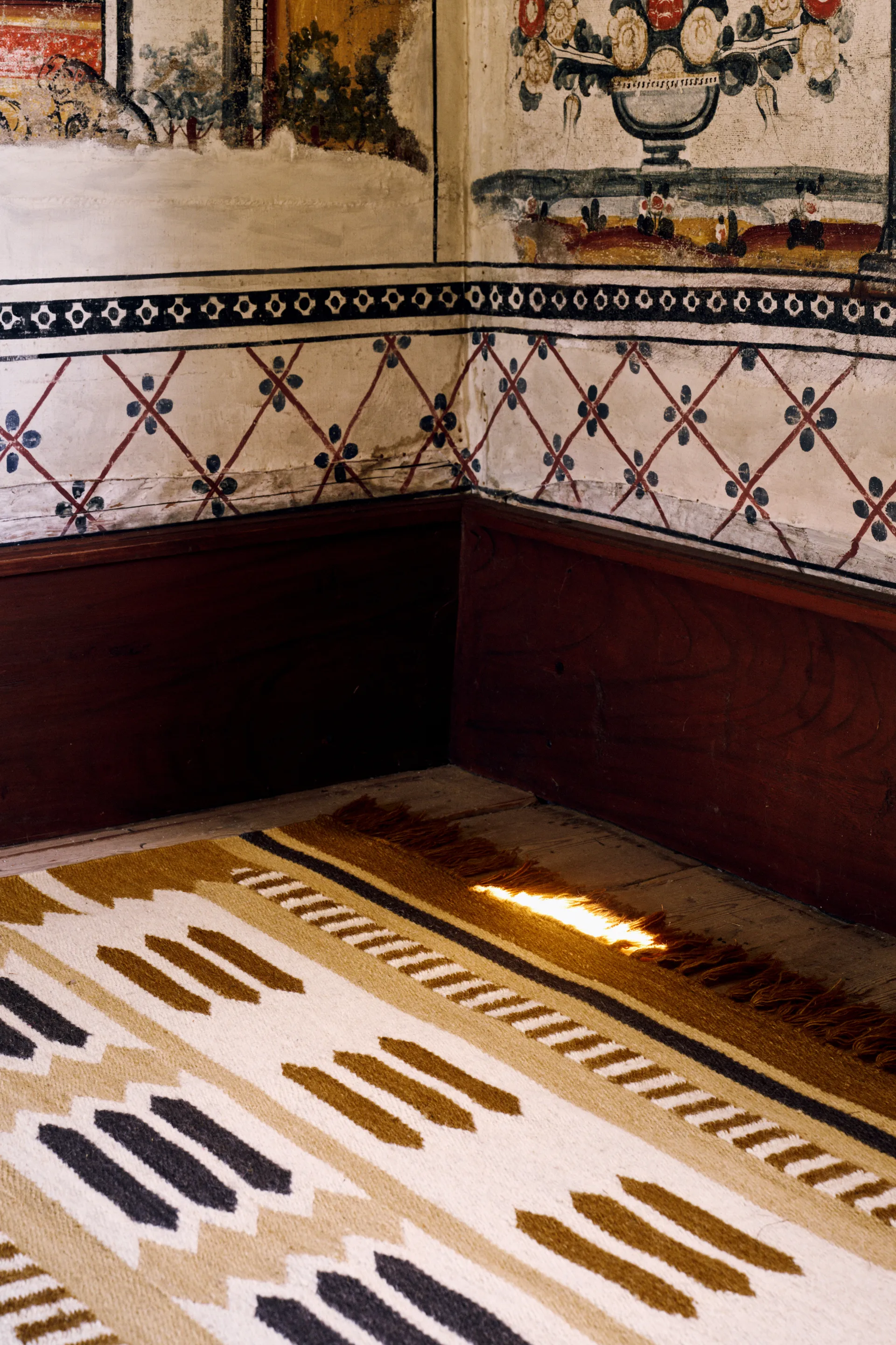 Tapis en laine Röllakan Hilma, Marigold, 200x300 cm Layered