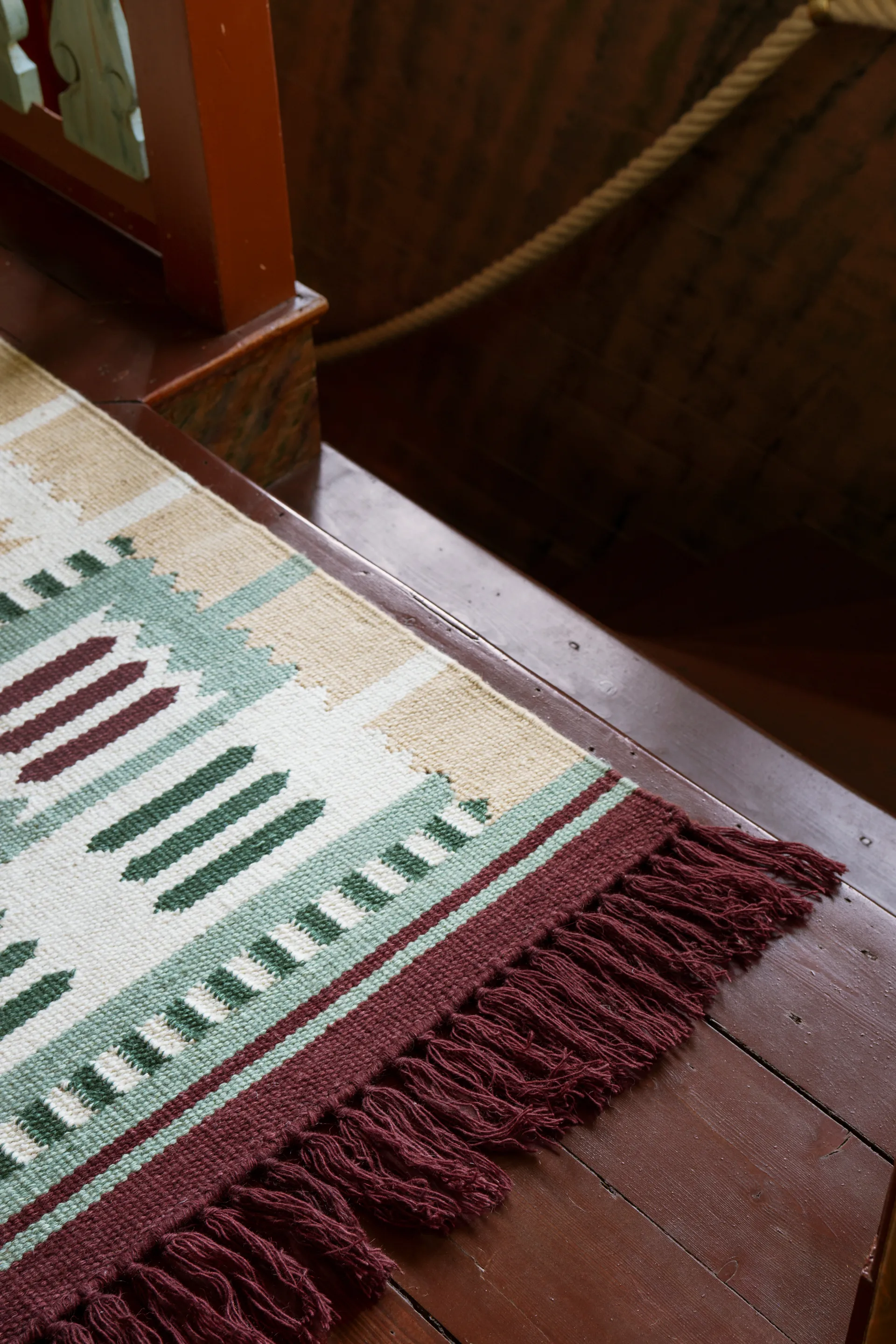 Tapis en laine Röllakan Hilma, Primrose, 140x200 cm Layered