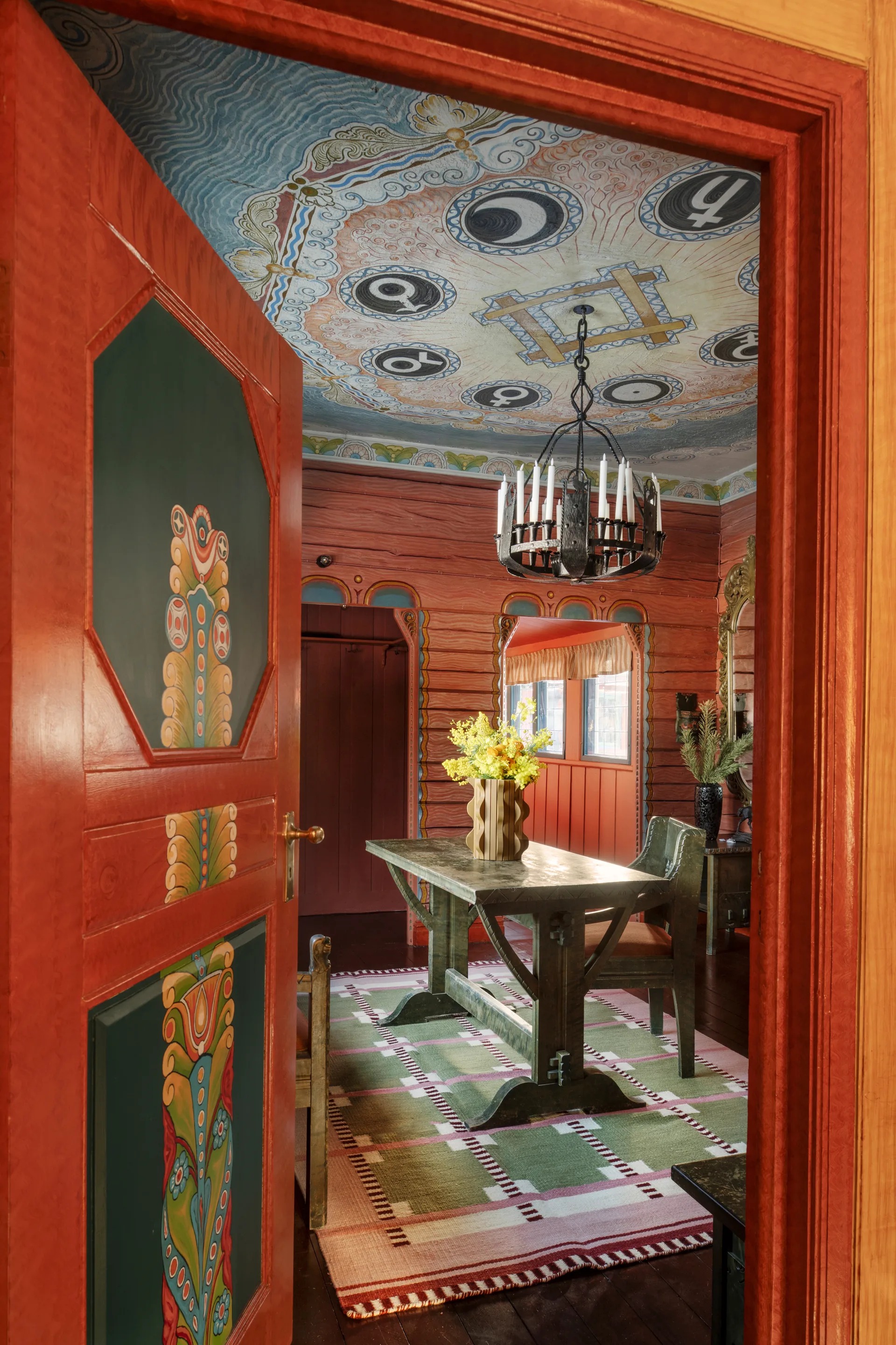 Tapis en laine Röllakan Ruth, Spring grass, 200x300 cm Layered