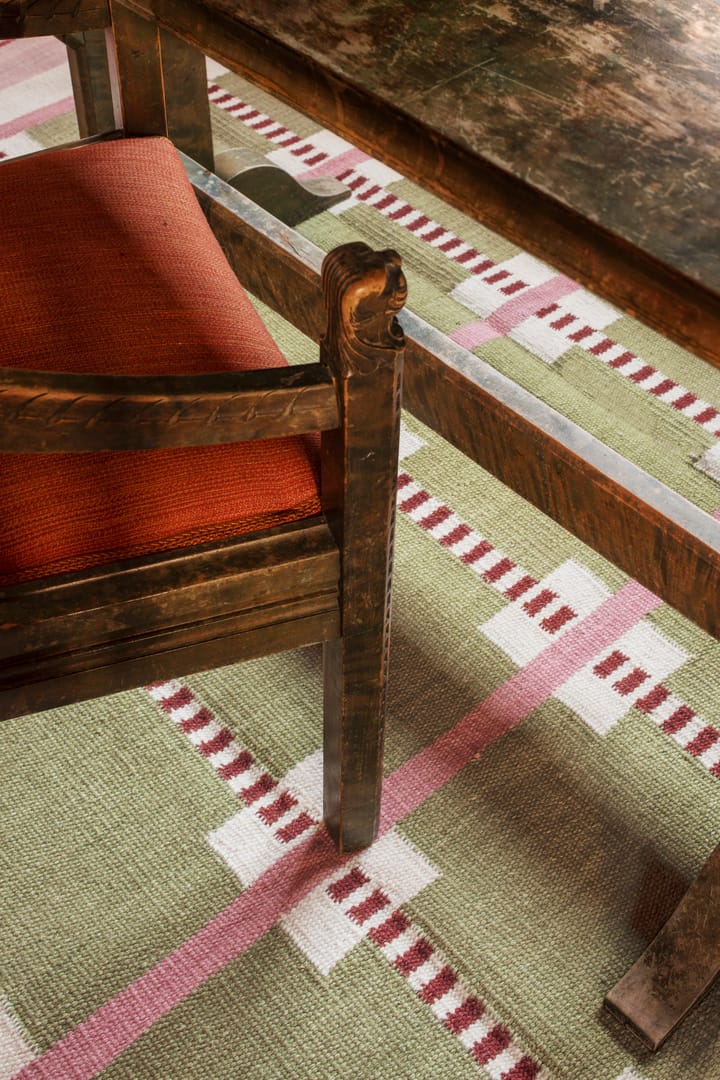 Tapis en laine Röllakan Ruth, Spring grass, 250x350 cm Layered