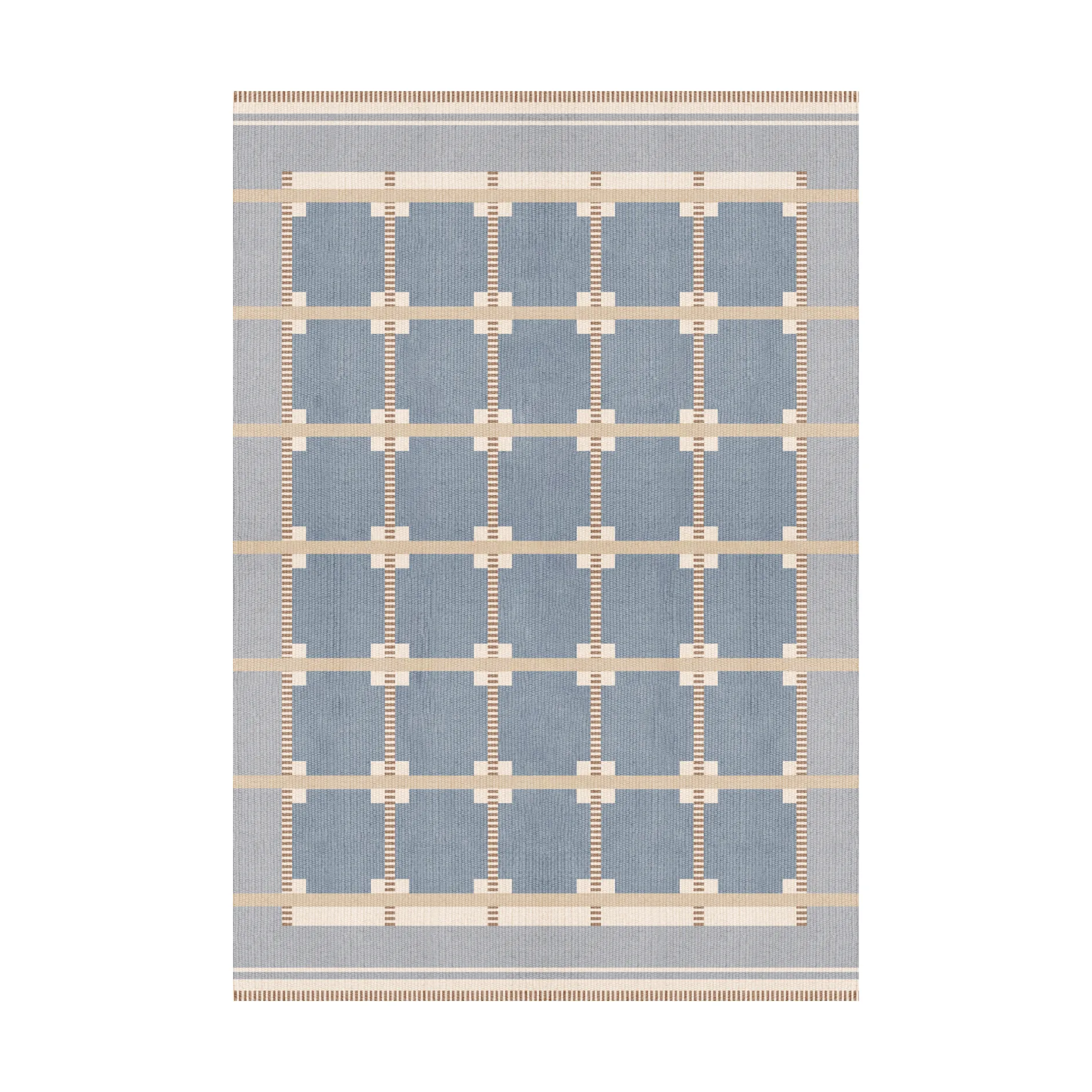 Tapis en laine Röllakan Ruth, Summer sky, 250x350 cm Layered