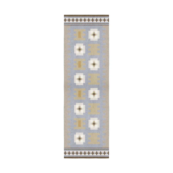 Tapis en laine Röllakan Selma - Dove, 80x300 cm - Layered