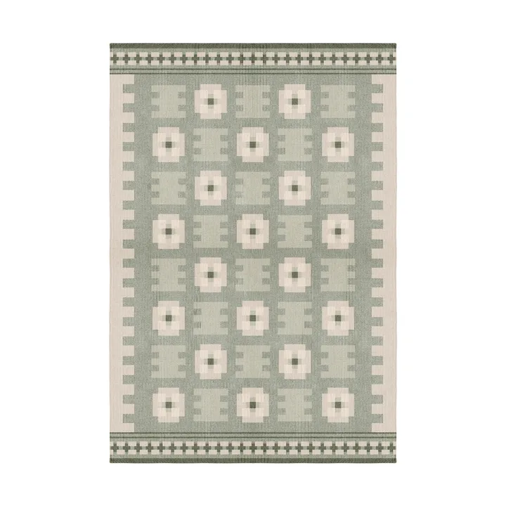 Tapis en laine Röllakan Selma - Sage, 250x350 cm - Layered