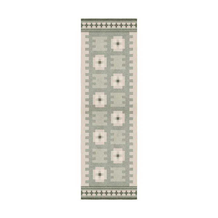 Tapis en laine Röllakan Selma - Sage, 80x300 cm - Layered