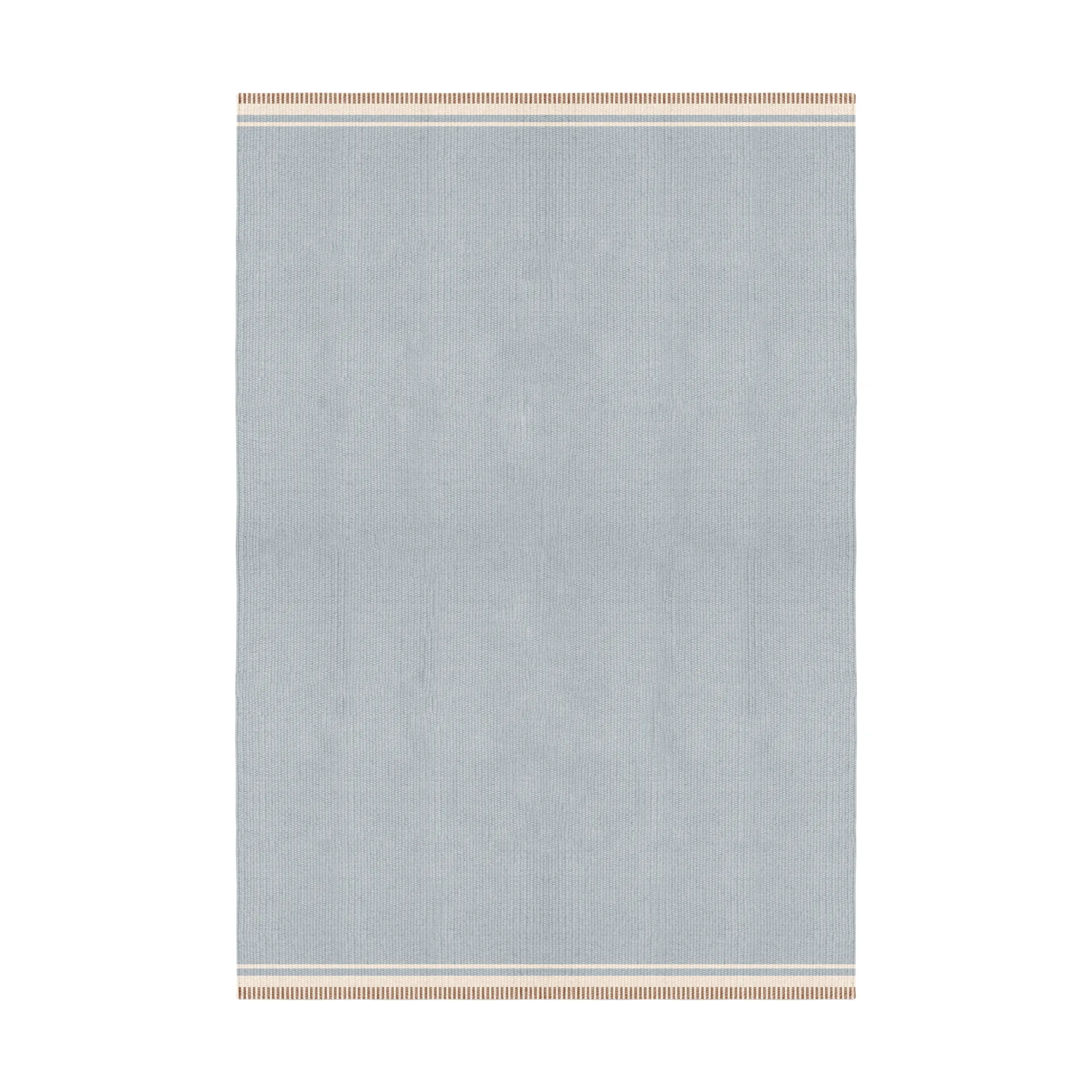 Tapis en laine Röllakan Solid, Sky blue, 140x200 cm Layered
