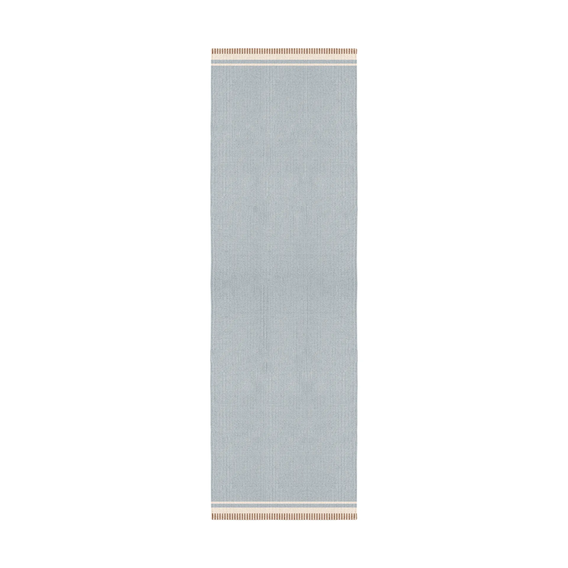 Tapis en laine Röllakan Solid, Sky blue, 80x300 cm Layered